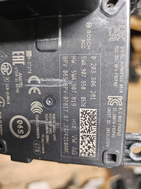 Distronic Radar OEM 5WA907550 für VW Gruppe image 3