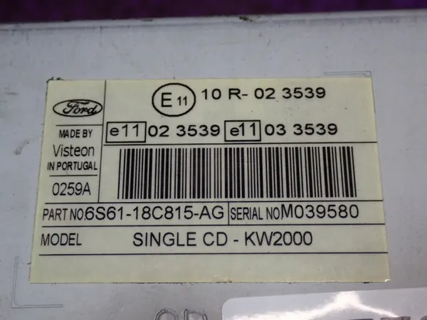 Radio Ford Focus MK2 OEM Zawada-377921- Usado image 6