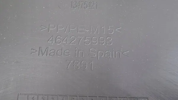 OPEL CROSSLAND X COUVERCLE DE HAYON 13475421 image 6