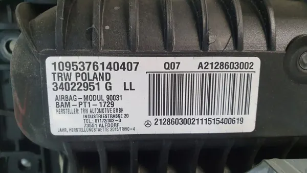 OEM S26380551 Airbag Passageiro Mercedes Classe E W212 image 6
