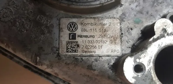 VW T5 TRANSPORTER 2.0 TDI EGR KÜHLER 03L115512 image 5