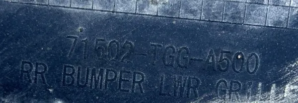 Honda Civic X bakstötskåpsspoiler OEM 71502-TGG-A500 image 8