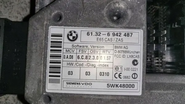 Interruptor de ignição BMW OEM 61326942487 Série 7 image 4