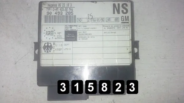 Gebrauchte Opel Omega ECU OEM AM-315823 1997 image 2