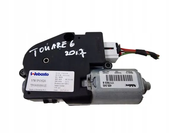 Motor de teto solar VW Touareg OEM 1P0959591E image 2