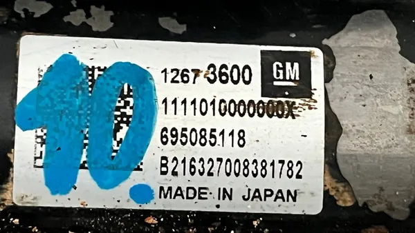 Motor de arranque Opel Astra K V 1.4i OM248 12673600 image 2