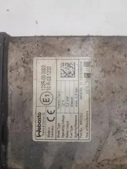 Webasto verwarming OEM 10R031232 voor Citroën Berlingo image 3