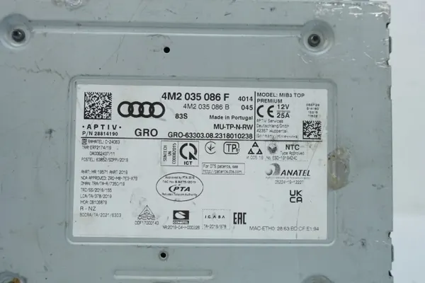 Module Navigation Audi MIB3 OEM 4M2035086F image 5