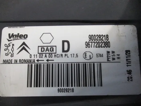 Faros Derecho Berlingo Partner 2012-2015 image 10