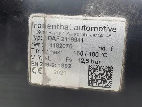 Luchttank OEM 2119941 7L voor DAF XF 106 Lift 2021 image 6