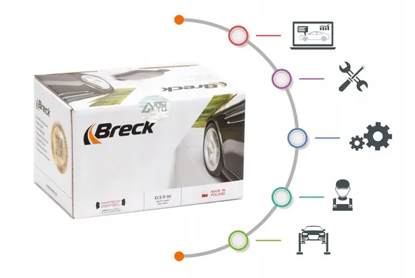 Front Brake Pads BRECK 23746 10 703 10 image 6