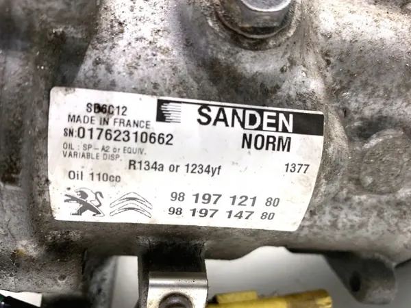 OEM 9819712180 AC-compressor voor Peugeot 508 SW image 5