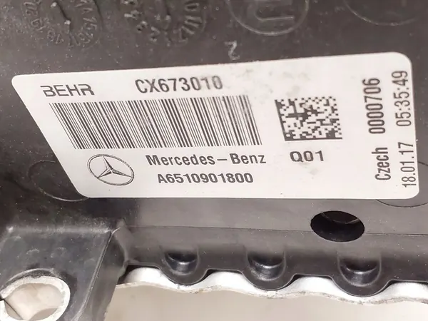 MERCEDES GLC W253 INTERCOOLER A6510901800 image 4