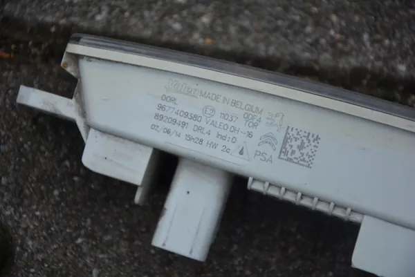 Citroen DRL Halogen LED Tagfahrlicht OEM 9677409380 image 4