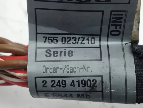 Harness injetor BMW 5 E39 2002 OEM 224941902 image 7