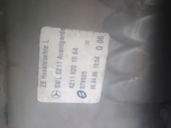 MERCEDES W211 E-KLASSE LINKER ACHTERLICHT OEM A2118202764 image 4