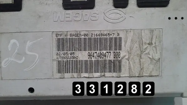 OEM AM-331282 displayskärm för Citroen C3 2003 image 3