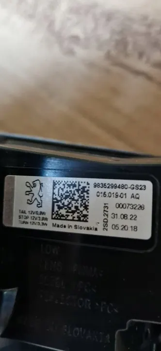 Luz trasera izquierda Peugeot 308 2021 LED OEM 9835299480 image 10