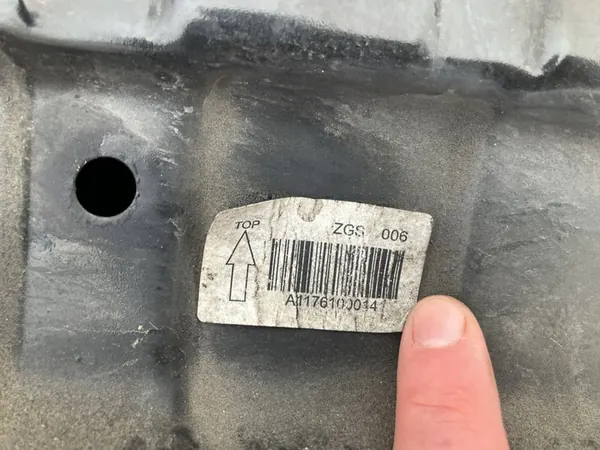 Mercedes-Benz OE A1176100014 trave paraurti posteriore image 2