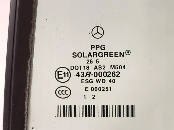 Cristal Puerta Trasera Izquierda OEM 2117300355 Mercedes E W211 image 3