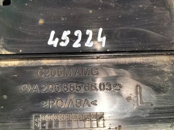 OEM A2058856603 Vänster avgasrörskläpp Mercedes image 7