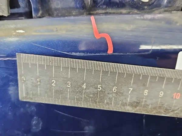 Vänster Framdörr VW Polo IV 9N Blå LB5N OEM IMPRK1382591 image 6