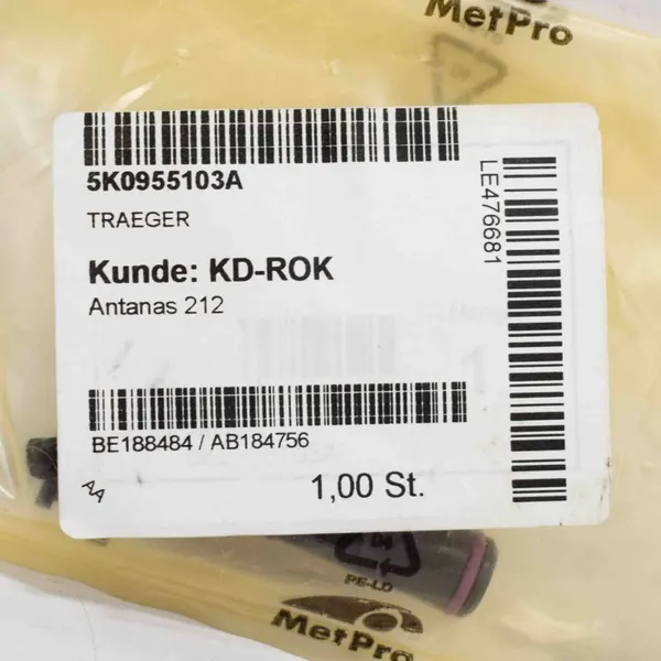 Left Headlight Washer VW Golf VI 5K0955103A image 6