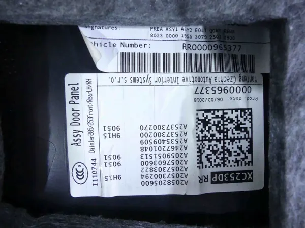OEM A2058205600 Rechter Achterdeur Bekleding Mercedes GLC image 4
