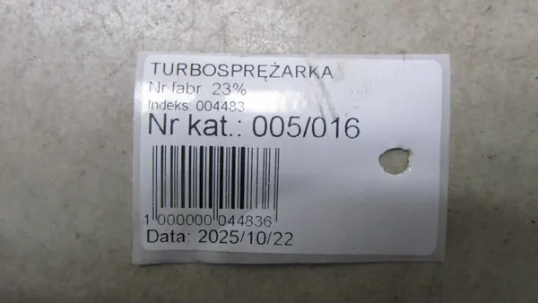 Turbo Nissan OE OEM 144108762R - Usado image 7