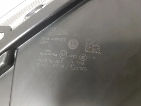 VW POLO 6 VI Halógeno LED DRL Frontal Esquerdo 2G0941661A image 7