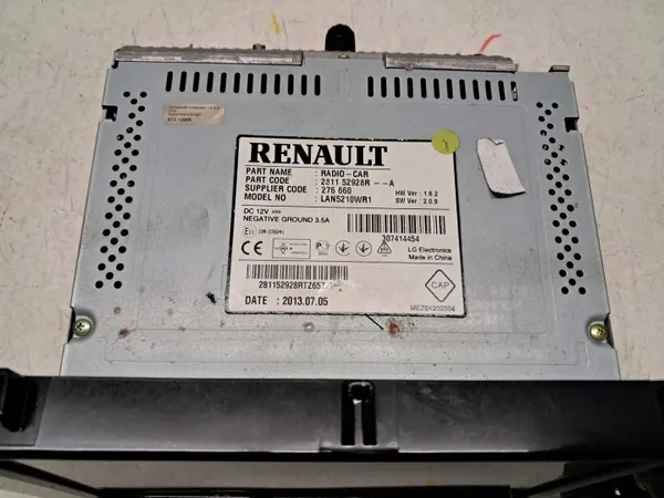 OEM 281152928R Radio/Navigation Écran LCD Renault image 10