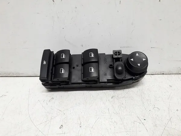 BMW 5 E60 E61 LCI Lift 07- Linker voorraam schakelaar 9122110 image 2