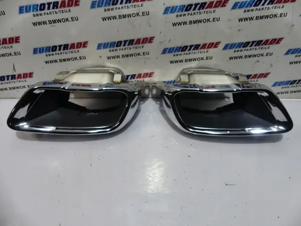 BMW Pakoputken Pää Vasen + Oikea OEM 8074189 8074190 image 2