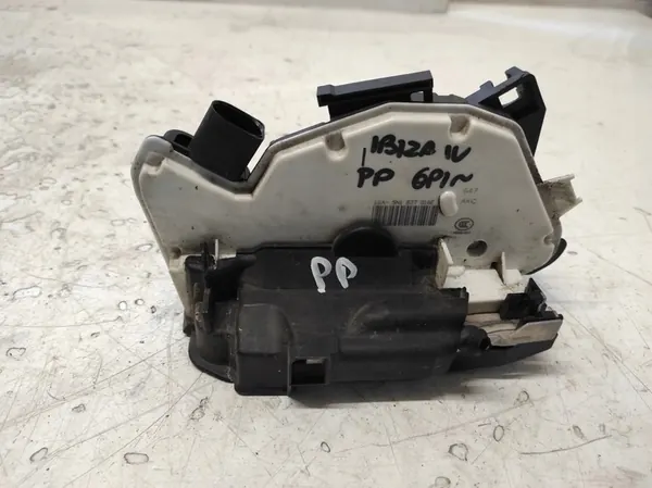 SEAT IBIZA 4 IV LIFT 12- Höger Framdörrslås 6PIN image 2