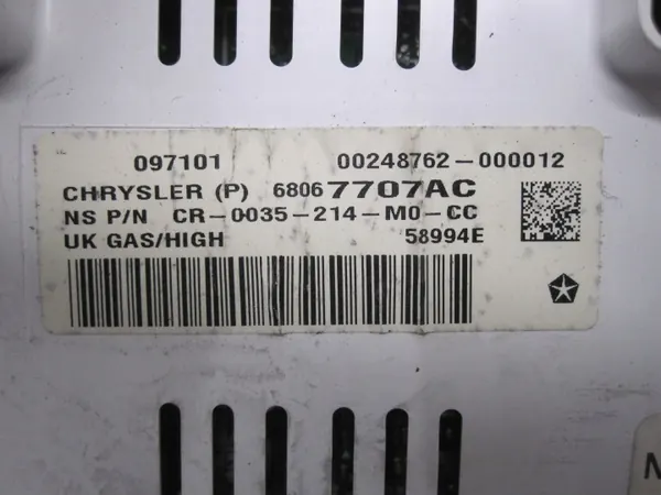Jeep Patriot 2.4L Mittaristo OEM 05172709AC image 10