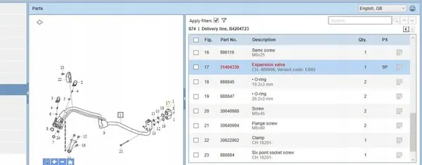 VOLVO XC60 II 2.0 T5 A/C Putki 31404339 image 6