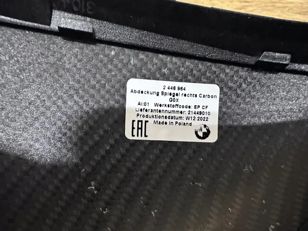 Espejo derecho OEM 51162446964 - BMW OE usado image 5