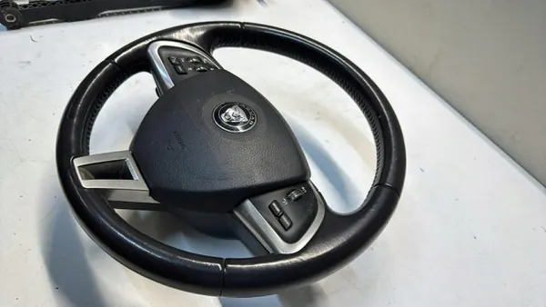 Volante Jaguar XF X250 R OEM Multi Couro image 2