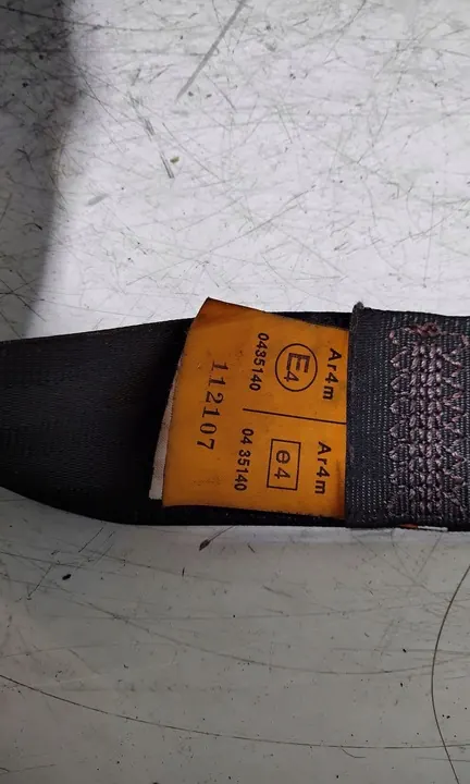 Rear Left Seat Belt CHEVROLET CAPTIVA 0435140 image 5