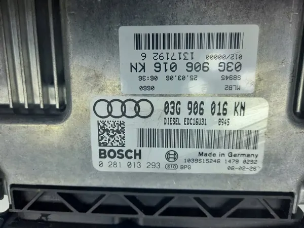 Calculateur Moteur 03G906016KN pour Audi A4 B7 2.0 TDI image 3