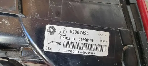Lámpara trasera izquierda FIAT 500 Hatchback '15-. image 6