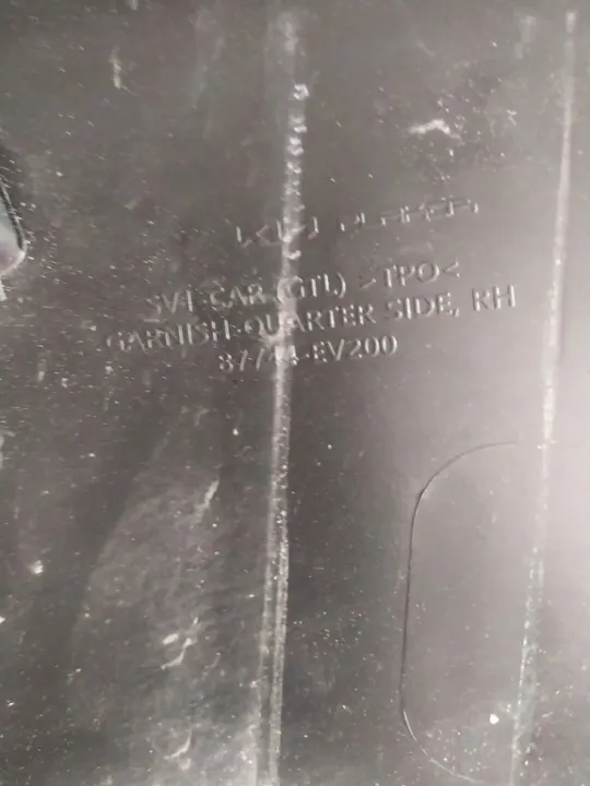 KIA EV3 takaoikea lokasuoja OEM 87744-EV200 image 7