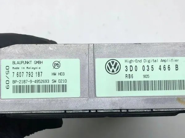 VW Phaeton Vahvistin OEM 3D0035466B - Käytetty image 4