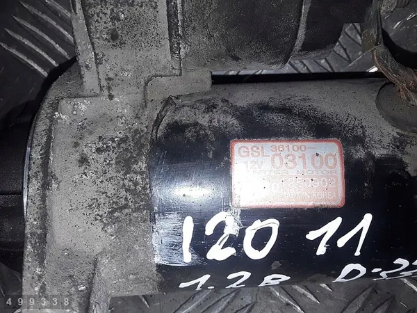 Motor de arranque Hyundai i20 1.2 Gasolina 36100-03100 image 2