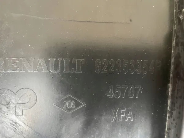 Placa de proteção do para-choque dianteiro Renault Scenic IV 622353354R image 5