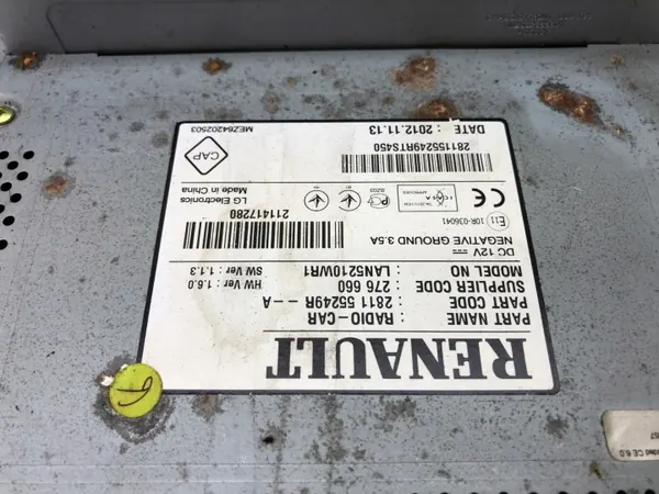 Radio GPS Renault Clio IV OEM 281155249R 001 image 5