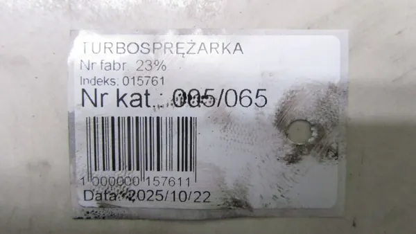 Mercedes-turbo OEM A6540904500 - Käytetty image 7