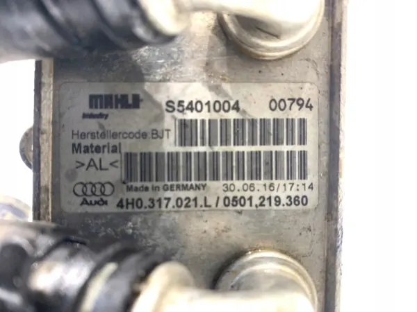 Oljekylare OEM 4H0317021L för Audi A6 C7 4.0 605hk image 4