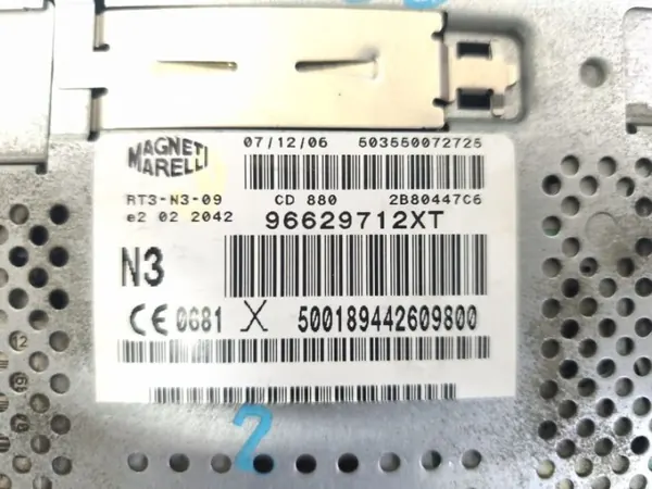Radio CD OEM 96629712XT pour Citroen C4 Picasso I image 4