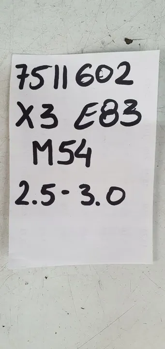 BMW X3 E83 E46 Motoroljepanna M54 7511602 image 7